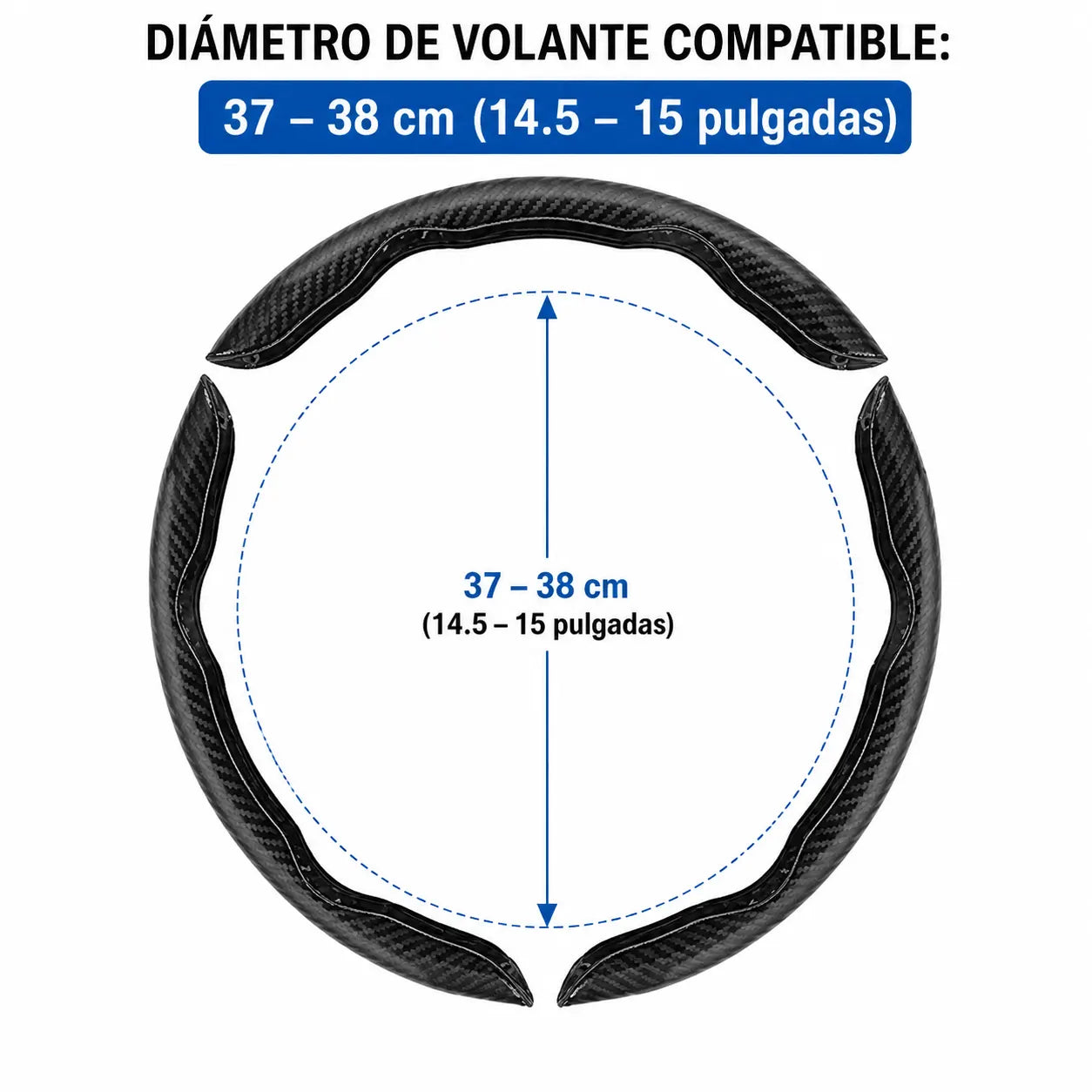 CUBIERTA PARA VOLANTE – UNIVERSAL ANTIDESLIZANTE / PAGO CONTRA ENTREGA