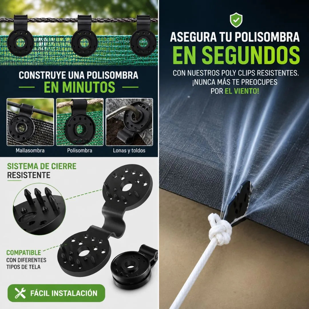 CLIPS PARA MALLA / PAGO CONTRA ENTREGA