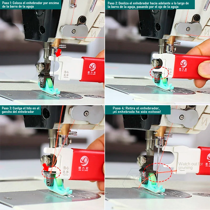 ENHEBRADOR MANUAL DE AGUJA PARA MAQUINAS DE COSER / PAGO CONTRA ENTREGA