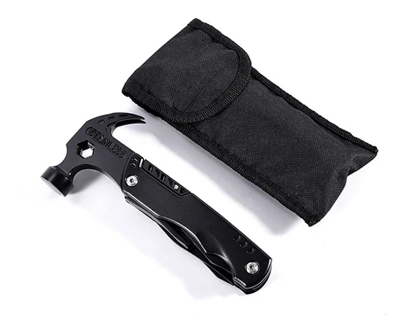 MARTILLO MULTIHERRAMIENTA 12 EN 1 PLEGABLE SURVIVAL / PAGO CONTRA ENTREGA