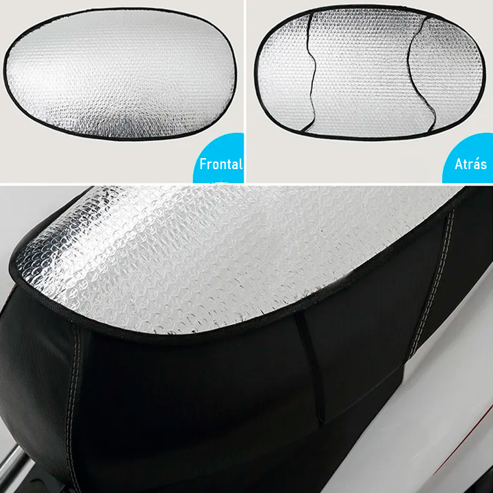 FUNDA TÉRMICA REFLECTANTE PARA ASIENTO DE MOTOCICLETA / PAGO CONTRA ENTREGA
