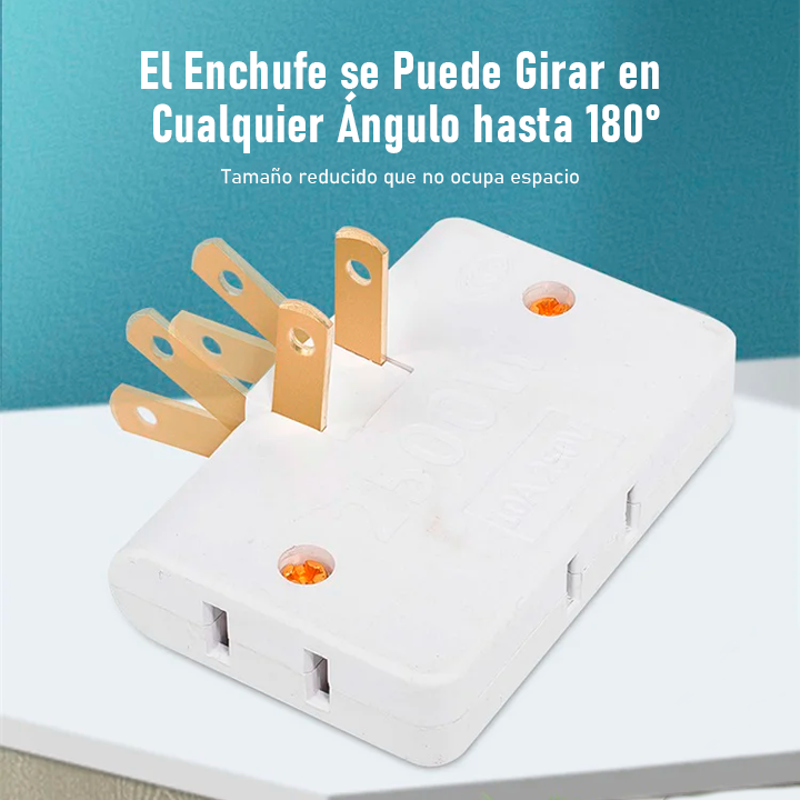 ADAPTADOR DE ENCHUFE 180° GIRATORIO / PAGO CONTRA ENTREGA
