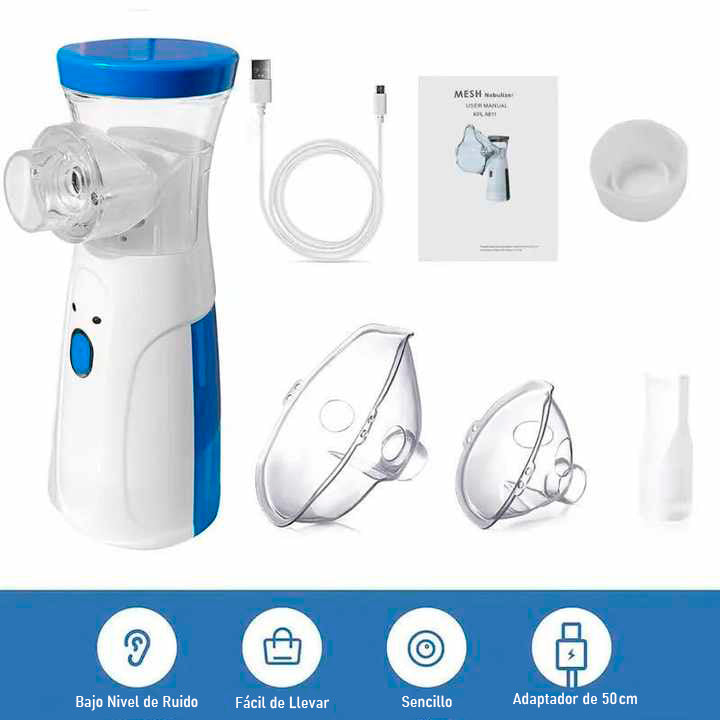NEBULIZADOR PORTÁTIL RECARGABLE / PAGO CONTRA ENTREGA