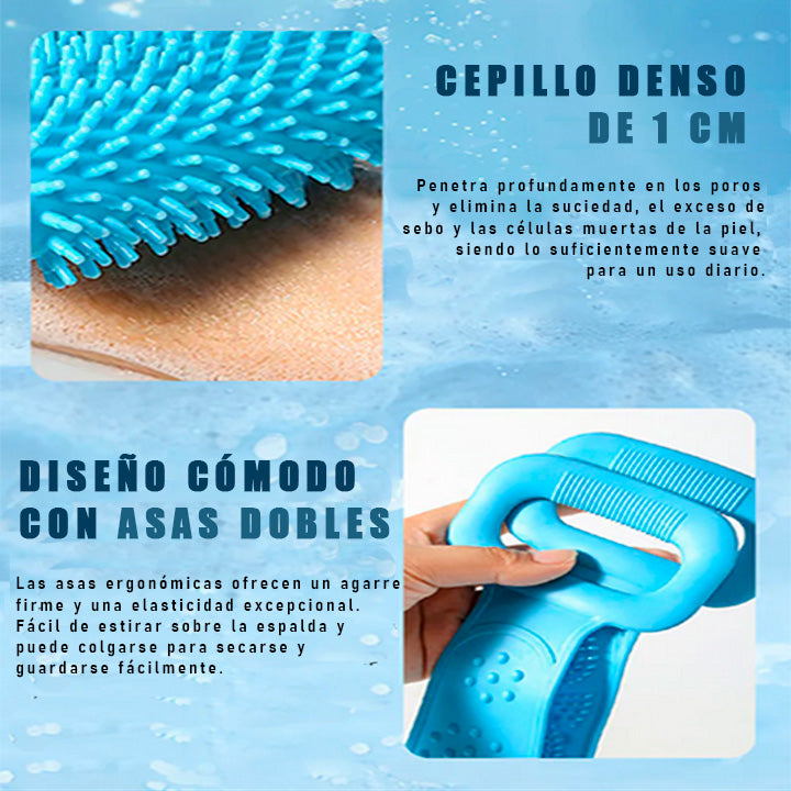 CEPILLO EXFOLIANTE DE SILICONA PARA LA DUCHA / PAGO CONTRA ENTREGA