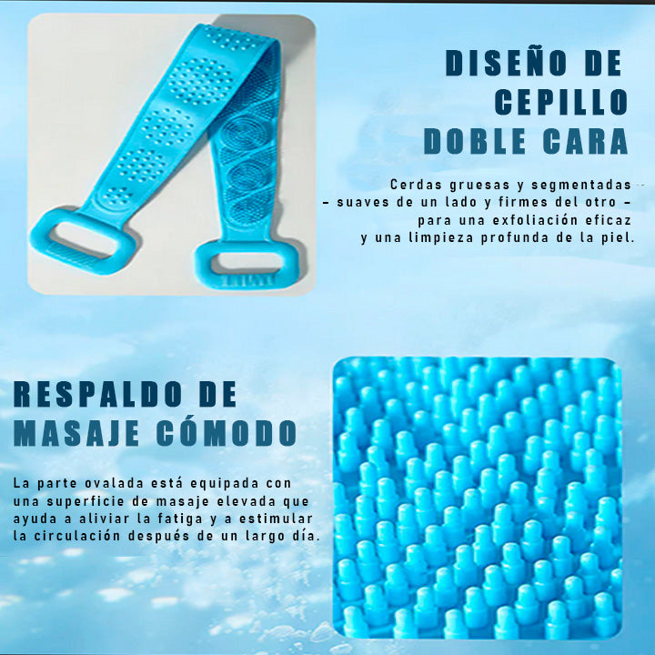 CEPILLO EXFOLIANTE DE SILICONA PARA LA DUCHA / PAGO CONTRA ENTREGA