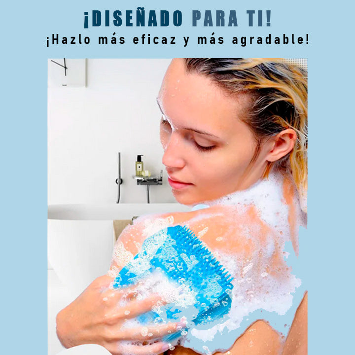CEPILLO EXFOLIANTE DE SILICONA PARA LA DUCHA / PAGO CONTRA ENTREGA