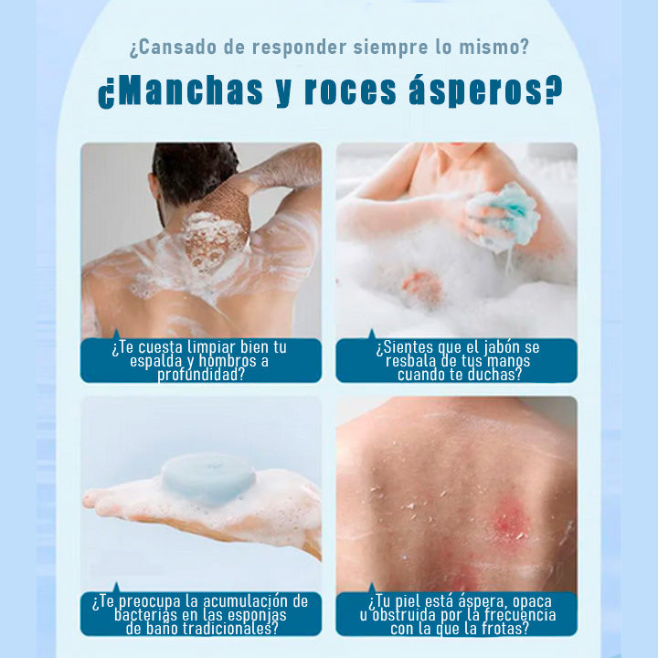 CEPILLO EXFOLIANTE DE SILICONA PARA LA DUCHA / PAGO CONTRA ENTREGA