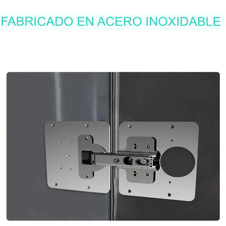 4 PLACAS LATERALES DE BISAGRA / PAGO CONTRA ENTREGA