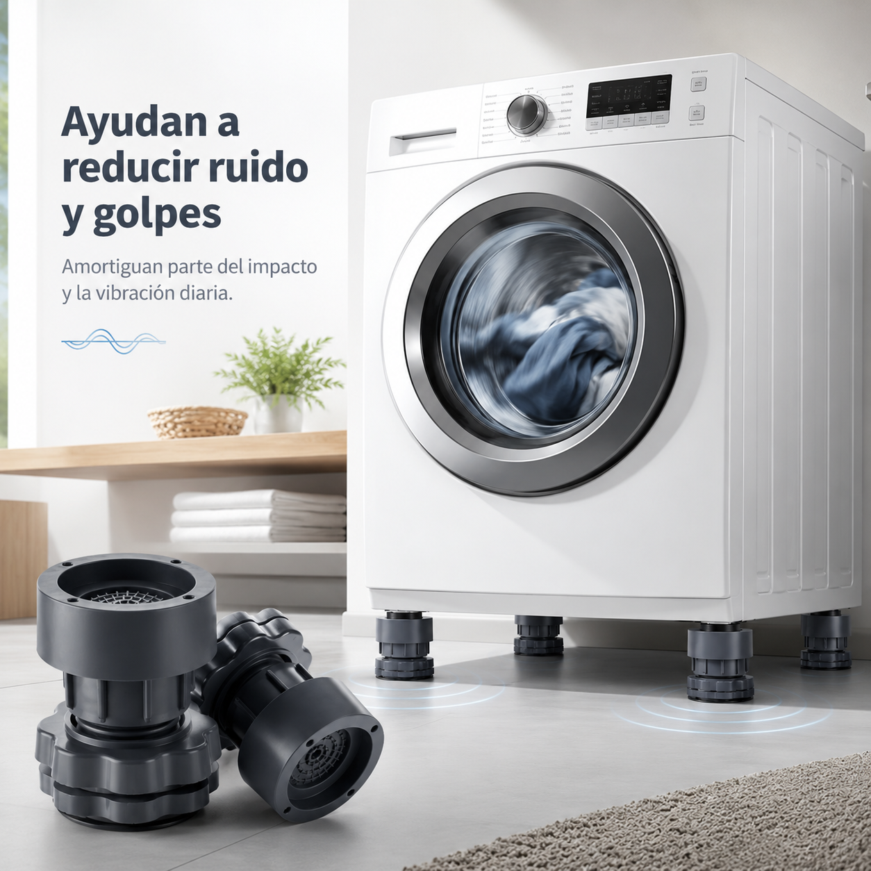 SOPORTES ELEVADORES ANTIDESLIZANTES PARA ELECTRODOMÉSTICOS / PAGO CONTRA ENTREGA