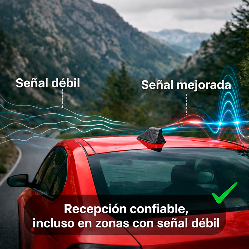 ANTENA ALETA DE TIBURÓN PARA AUTO / PAGO CONTRA ENTREGA