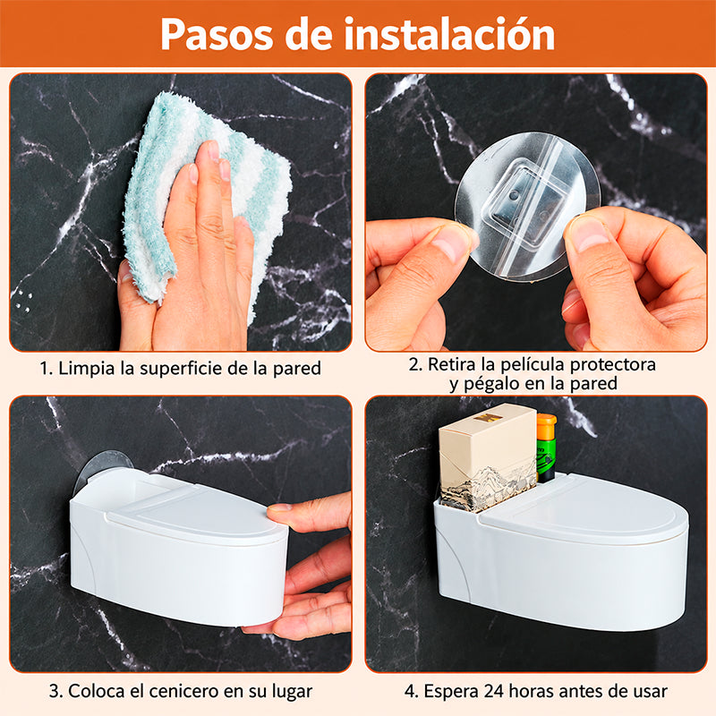 CENICERO CON RECIPIENTE EXTRAÍBLE / PAGO CONTRA ENTREGA