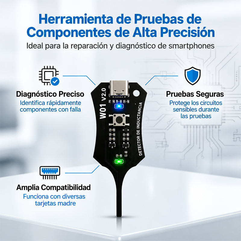 DETECTOR DE INDUCTORES PARA PLACAS ELECTRÓNICAS / PAGO CONTRA ENTREGA