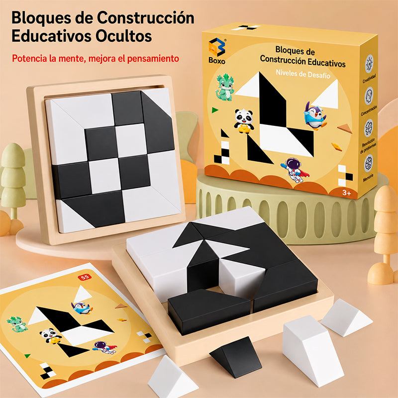 ROMPECABEZAS DE BLOQUES DE LÓGICA Y CONSTRUCCIÓN / PAGO CONTRA ENTREGA