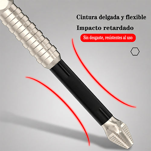 KIT DE 6 BROCAS MAGNÉTICAS CON PUNTA S2 / PAGO CONTRA ENTREGA