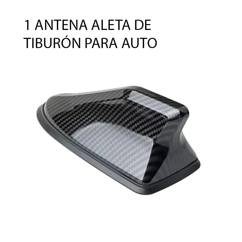 ANTENA ALETA DE TIBURÓN PARA AUTO / PAGO CONTRA ENTREGA