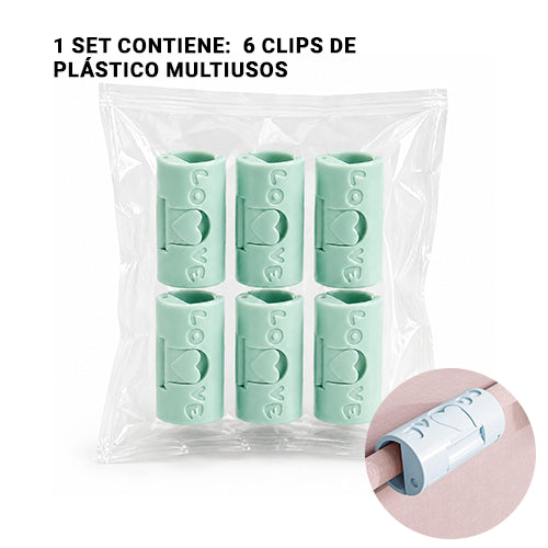 CLIPS DE PLÁSTICO MULTIUSOS / PAGO CONTRA ENTREGA