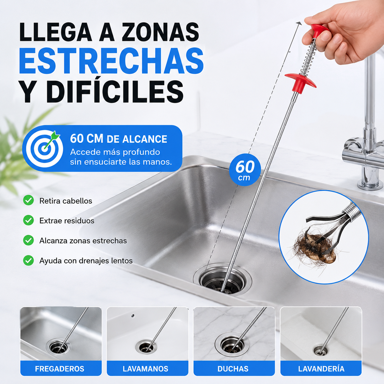 DESTAPADOR MANUAL PARA DESAGÜE / PAGO CONTRA ENTREGA