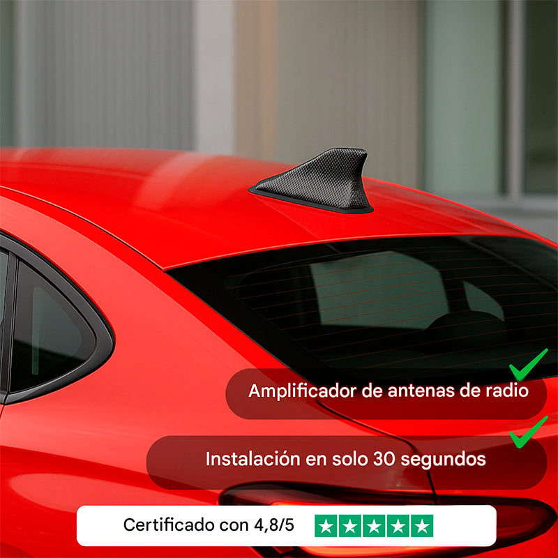 ANTENA ALETA DE TIBURÓN PARA AUTO / PAGO CONTRA ENTREGA