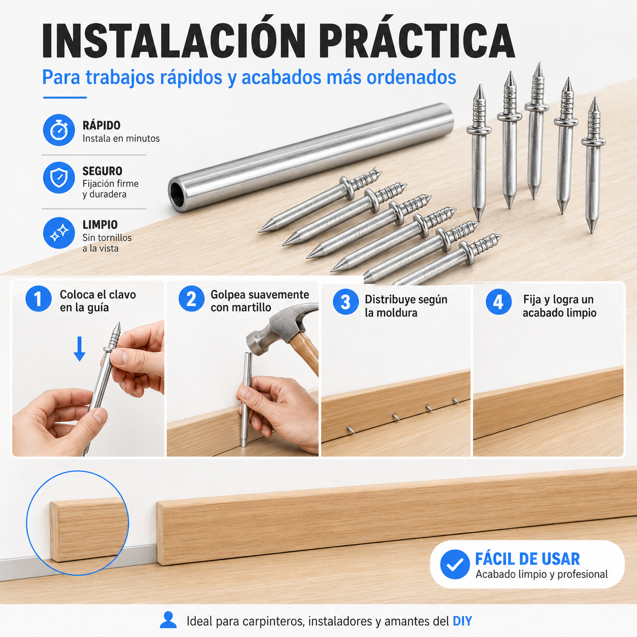 CLAVOS DE FIJACIÓN / PAGO CONTRA ENTREGA