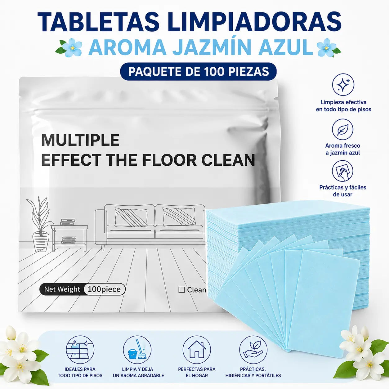 TABLETAS LIMPIADORAS MULTIACCIÓN / PAGO CONTRA ENTREGA