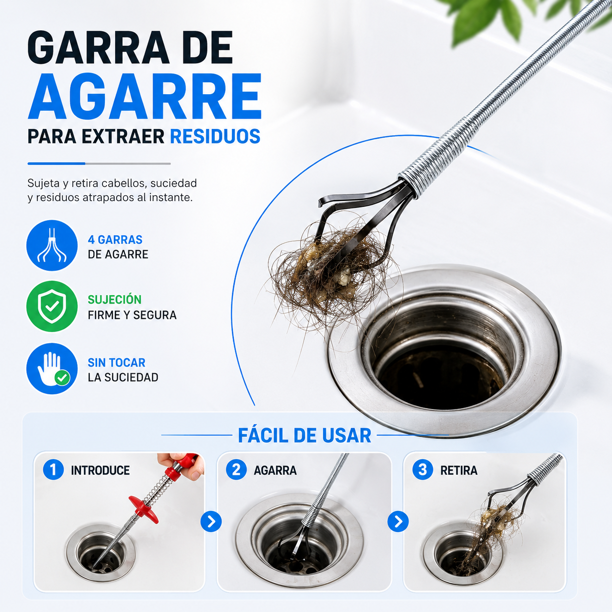 DESTAPADOR MANUAL PARA DESAGÜE / PAGO CONTRA ENTREGA