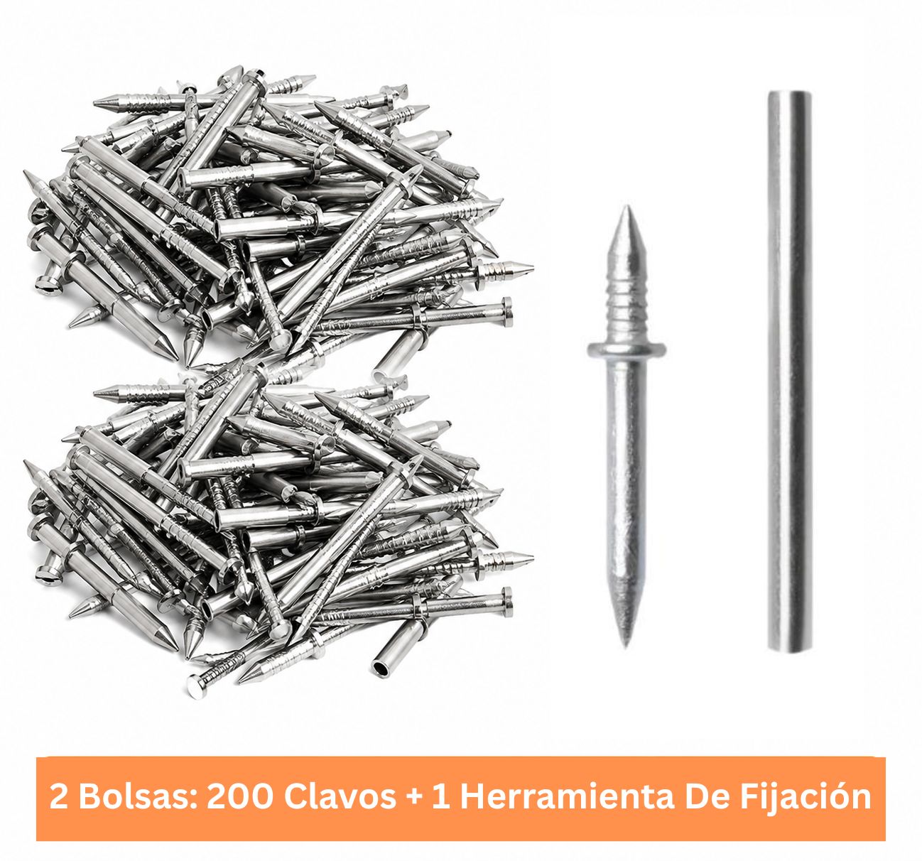 CLAVOS DE FIJACIÓN / PAGO CONTRA ENTREGA