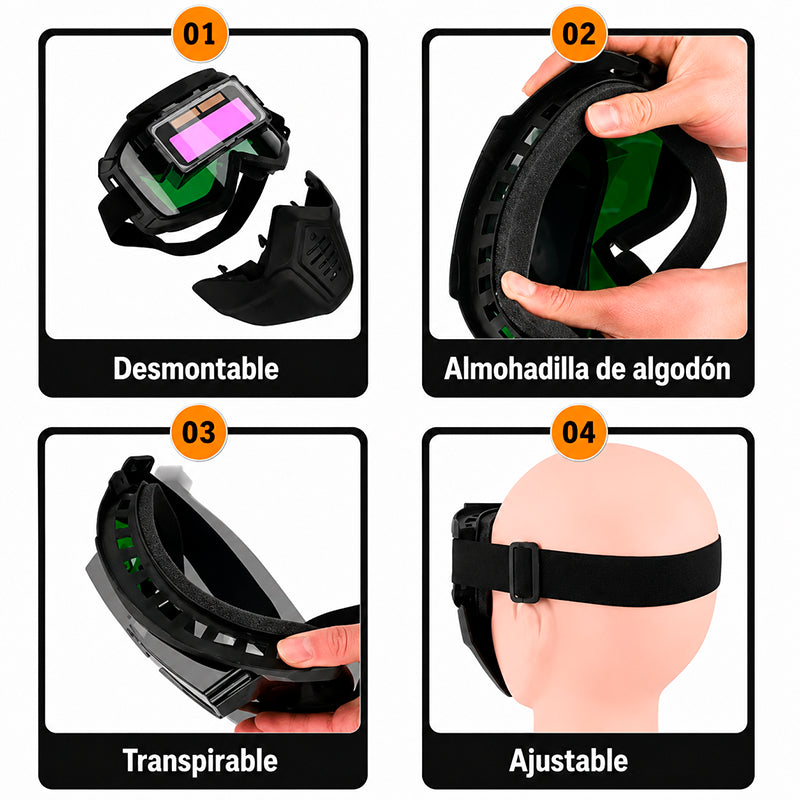 MASCARA PARA SOLDADURA / PAGO CONTRA ENTREGA