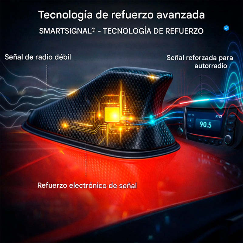 ANTENA ALETA DE TIBURÓN PARA AUTO / PAGO CONTRA ENTREGA