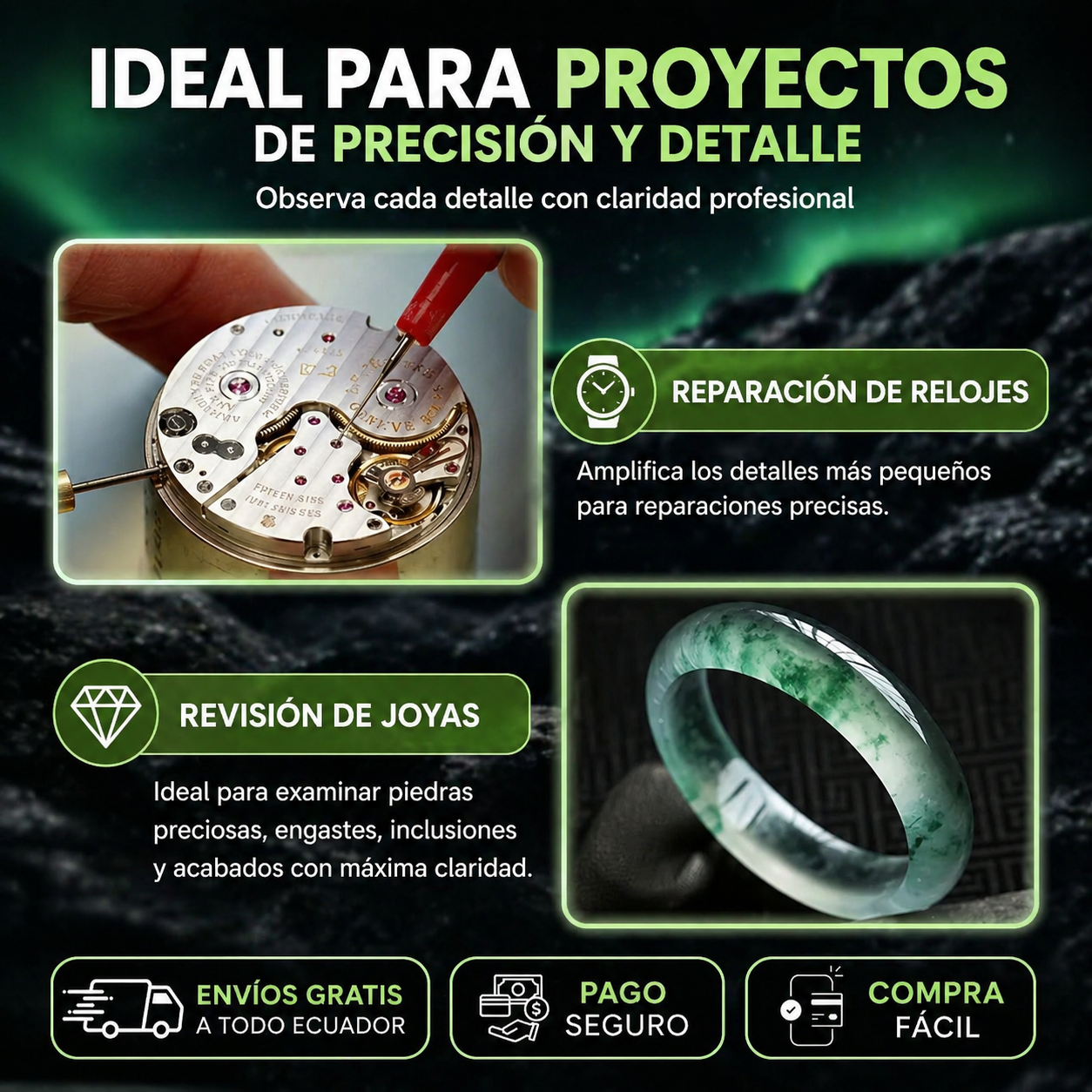 LENTES DE AUMENTO MANOS LIBRES / PAGO CONTRA ENTREGA