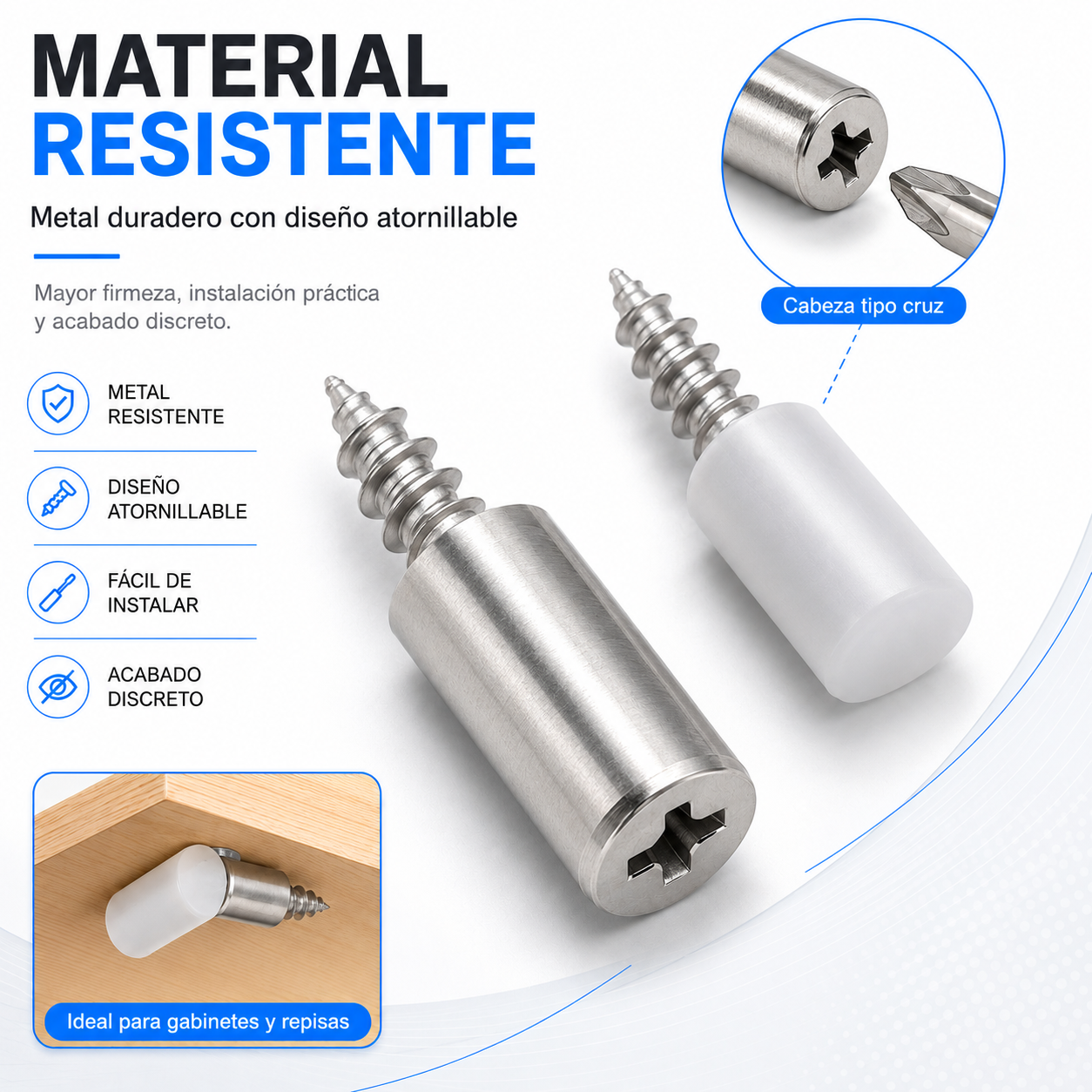 SOPORTE INVISIBLE PARA ESTANTES / PAGO CONTRA ENTREGA