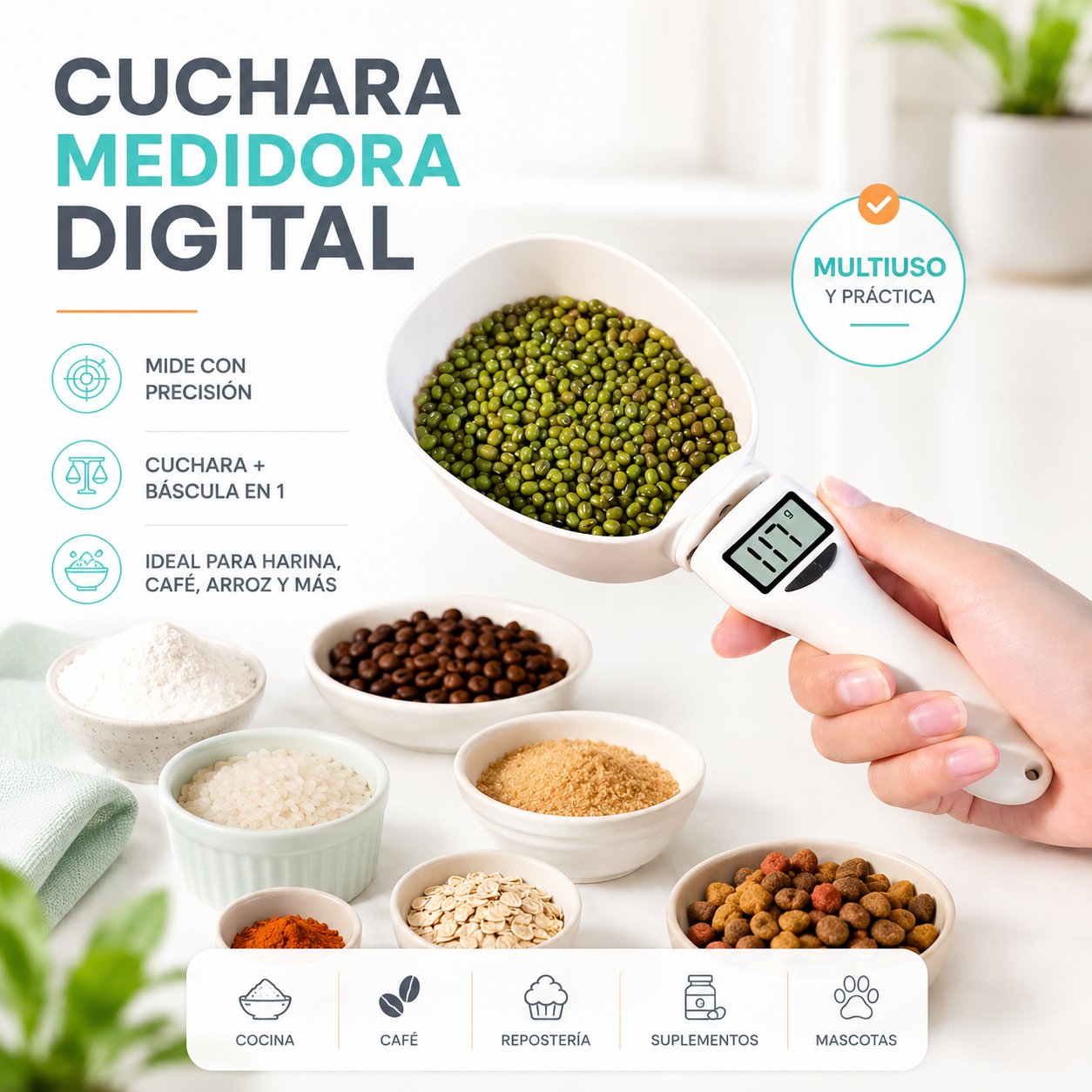 CUCHARA MEDIDORA DIGITAL / PAGO CONTRA ENTREGA