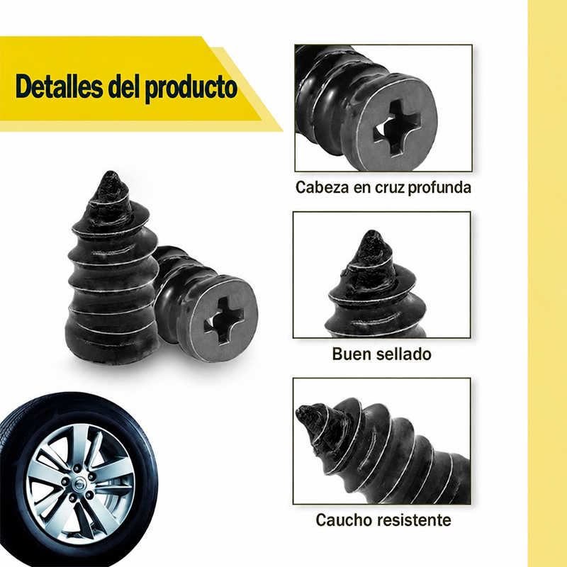 TORNILLOS REPARADORES PARA NEUMÁTICOS / PAGO CONTRA ENTREGA