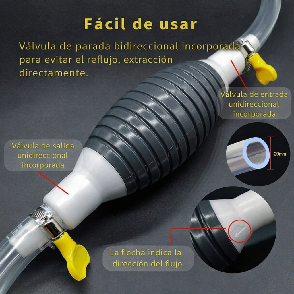 BOMBA MANUAL PARA LÍQUIDOS / 1 METRO / PAGO CONTRA ENTREGA