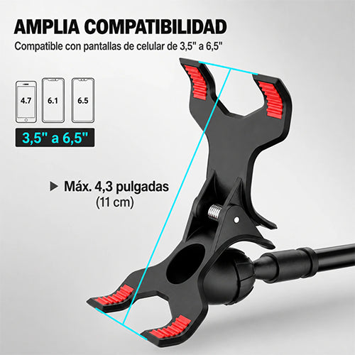 Soporte SmartFlex 360° para Celular | Flexible y Rotativo / PAGO CONTRA ENTREGA
