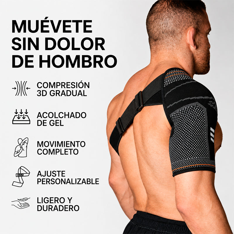 HOMBRERA AJUSTABLE DE SOPORTE Y COMPRESIÓN / PAGO CONTRA ENTREGA