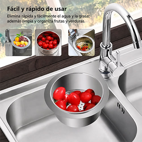 ESCURRIDOR COLGANTE DE ACERO INOXIDABLE / PAGO CONTRA ENTREGA