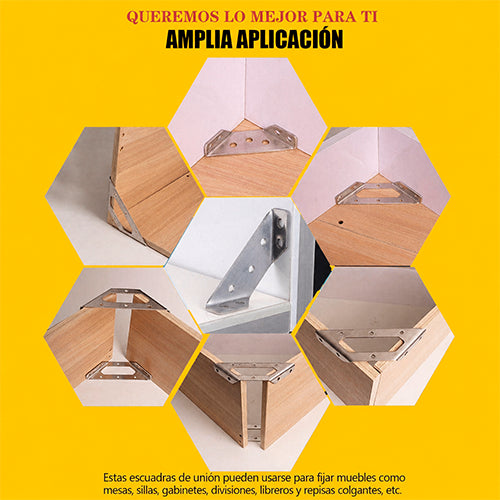 CONECTOR DE ESQUINA UNIVERSAL PARA MUEBLES / PAGO CONTRA ENTREGA