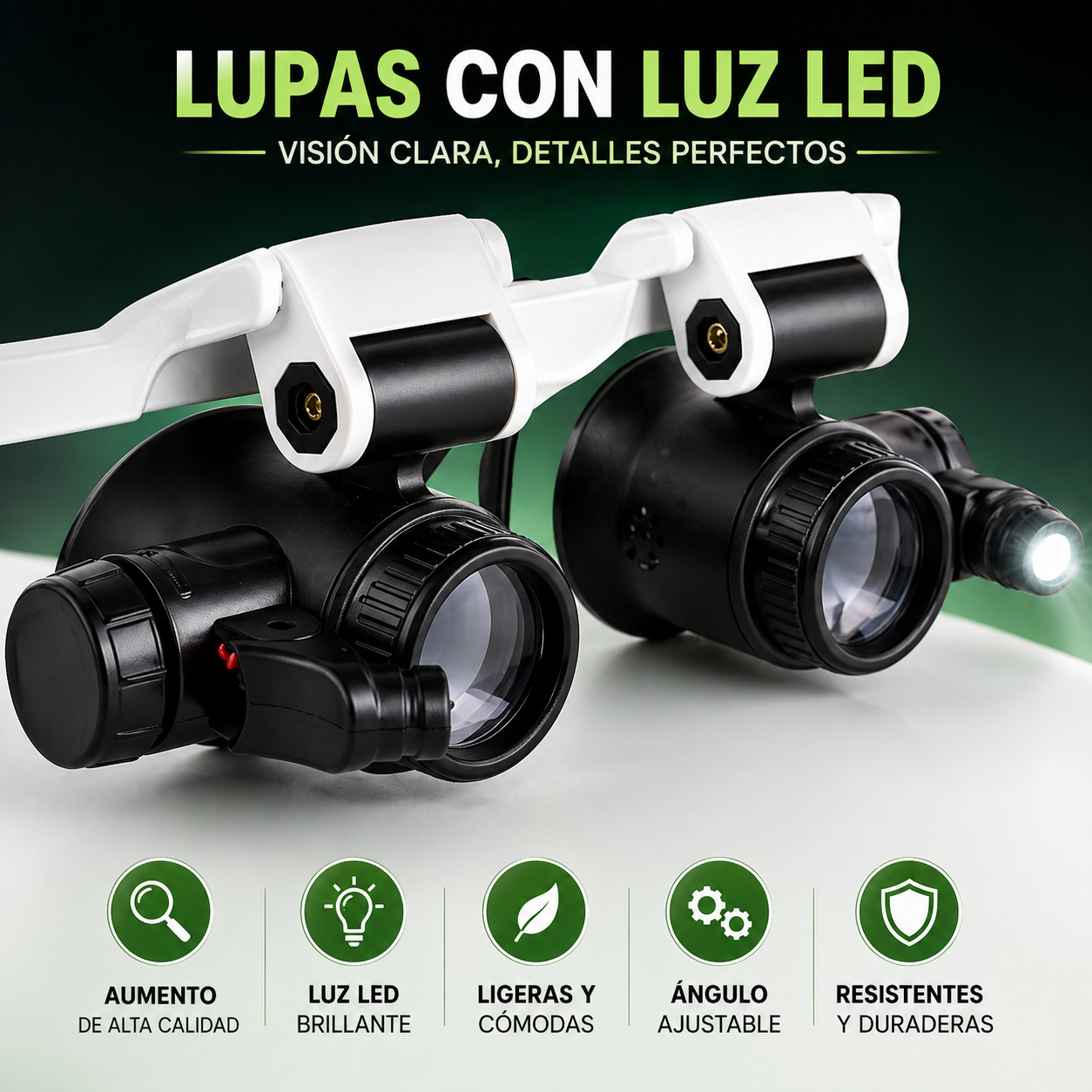 LENTES DE AUMENTO MANOS LIBRES / PAGO CONTRA ENTREGA