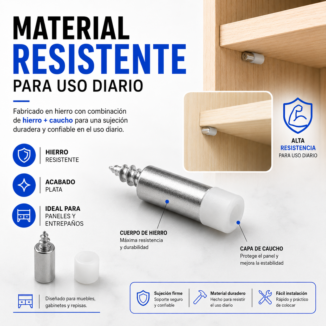SOPORTE INVISIBLE PARA ESTANTES / PAGO CONTRA ENTREGA