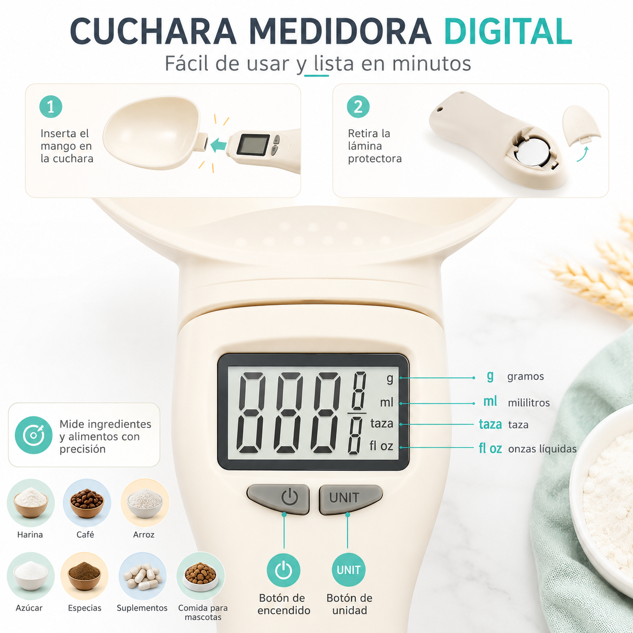 CUCHARA MEDIDORA DIGITAL / PAGO CONTRA ENTREGA