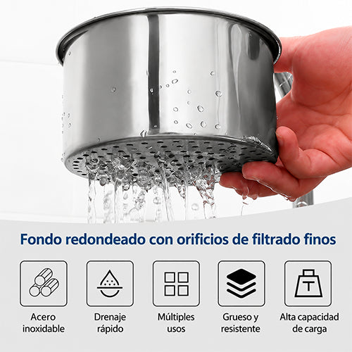 ESCURRIDOR COLGANTE DE ACERO INOXIDABLE / PAGO CONTRA ENTREGA