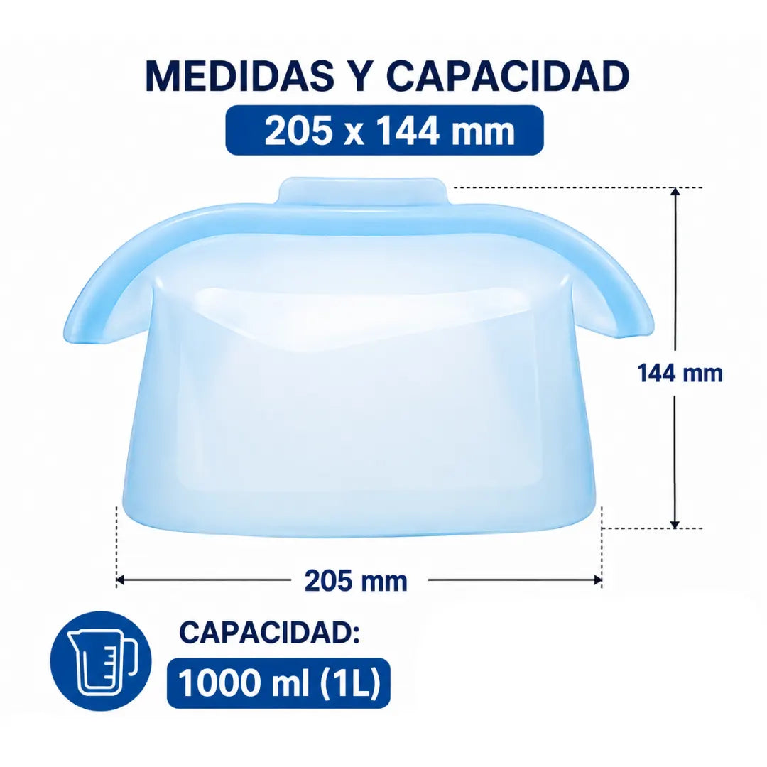 BOLSA DE SILICONA REUTILIZABLE PARA CONSERVAR ALIMENTOS / PAGO CONTRA ENTREGA