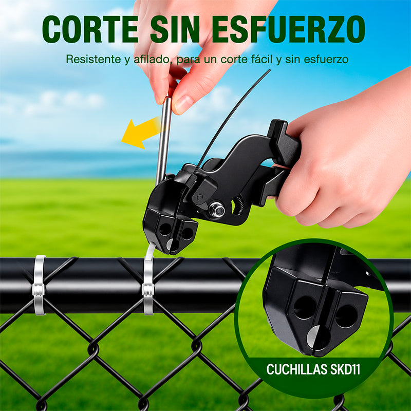 HERRAMIENTA TENSORA Y CORTADORA DE CINCHOS, CON 100 CINCHOS / PAGO CONTRA ENTREGA
