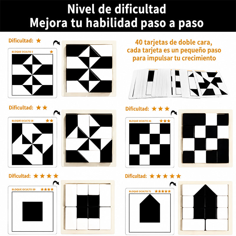 ROMPECABEZAS DE BLOQUES DE LÓGICA Y CONSTRUCCIÓN / PAGO CONTRA ENTREGA