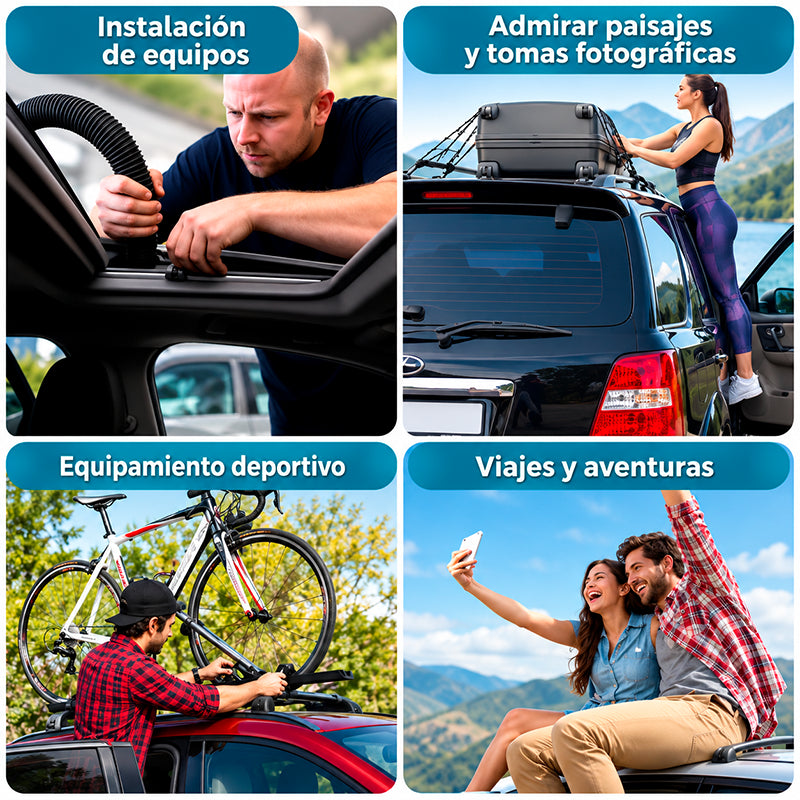 ESCALÓN PORTÁTIL PARA ACCESO AL TECHO DEL AUTO / PAGO CONTRA ENTREGA