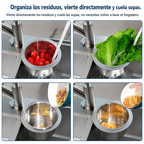 ESCURRIDOR COLGANTE DE ACERO INOXIDABLE / PAGO CONTRA ENTREGA