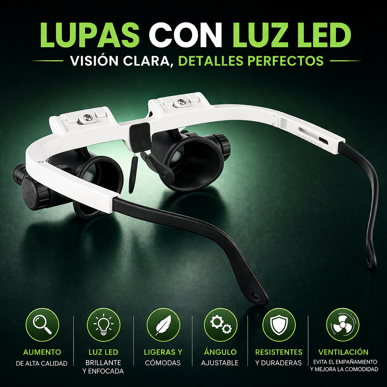 LENTES DE AUMENTO MANOS LIBRES / PAGO CONTRA ENTREGA