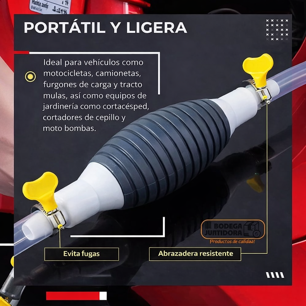 BOMBA MANUAL PARA LÍQUIDOS / 1 METRO / PAGO CONTRA ENTREGA