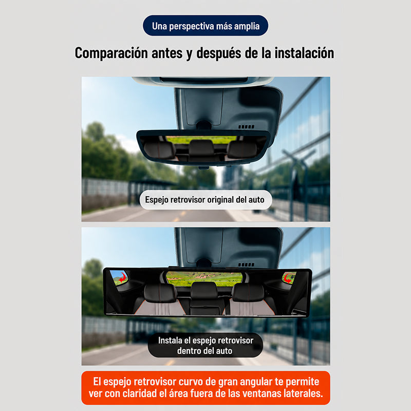 ESPEJO RETROVISOR PANORÁMICO CURVO / PAGO CONTRA ENTREGA