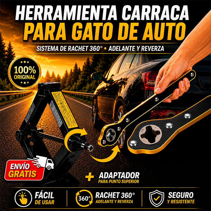 HERRAMIENTA CARRACA PARA GATO DE AUTO / PAGO CONTRA ENTREGA